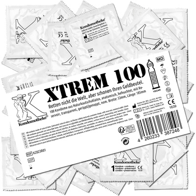 Kondomotheke XTREM: 100 extremely stimulating condoms