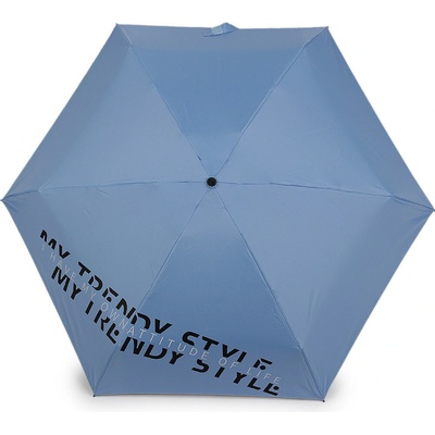 Dámský mini skládací deštník 3 modrá světlá