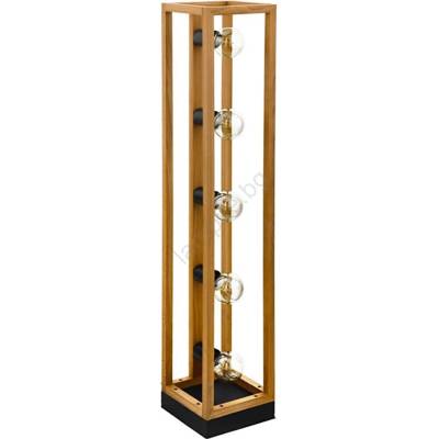 EGLO 32148 - Подова лампа BLACKCROWN 5xE27/40W/230V кафява (EG32148)