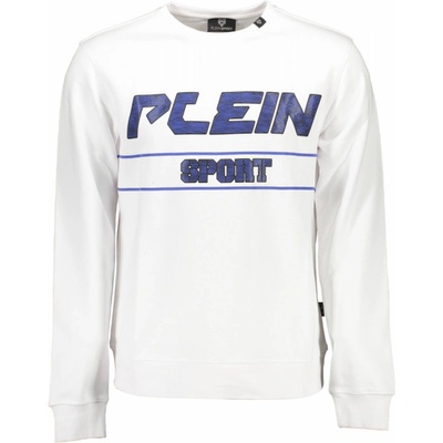 PLEIN SPORT Perfektná pánska mikina Biela