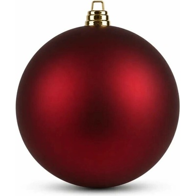 DECOLED Velká vánoční koule 20 cm, vínová, matná, UV – Zboží Dáma