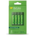 Gp batteries Зарядно у-во GP BATTERIES B421 270AAHCE-EB4+4 AA NiMH 2700mAh (GP-C-B421-270AAHCE-EB4) - zettabytex Зарядно за батерии