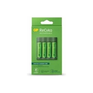 Gp batteries Зарядно у-во GP BATTERIES B421 270AAHCE-EB4+4 AA NiMH 2700mAh (GP-C-B421-270AAHCE-EB4) - zettabytex Зарядно за батерии