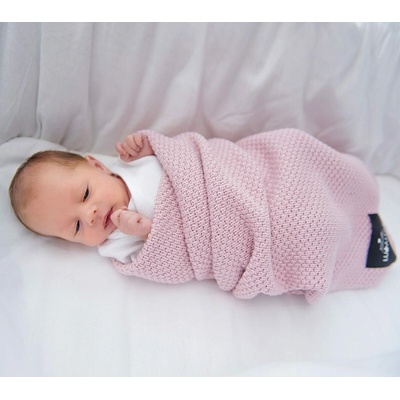 Lullalove Bambusová dečka Pudrová růž – Zboží Mobilmania