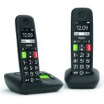 Gigaset Телефон с големи бутони Gigaset E290A Duo, със секретар черен (L36852-H2921-B101) Телефонни апарати