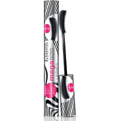 Eveline Mega Size Ultra Long & Volume řasenka Black 10 ml