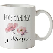 Bohemia Gifts Keramický hrnek s obrázkem Moje maminka je krásná 350 ml