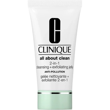 Clinique All About Clean 2-In-1 Cleansing +Exfoliating Jelly ексфолиращ почистващ гел за жени 150 мл