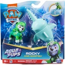 Figurky a zvířátka SPIN MASTER Paw Patrol Aqua Vodní kamarádi Rocky