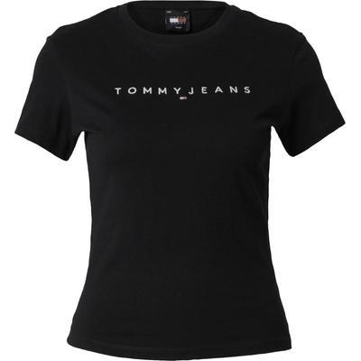Tommy Jeans Тениска черно, размер 4XL