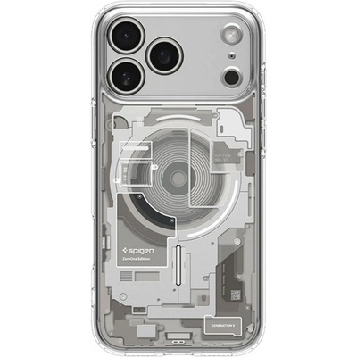 Spigen iPhone 17 Pro Max SPIGEN ULTRA HYBRID ZERO ONE Пластмасов удароустойчив протектор за телефон MagSafe, титаново сив ACS10042 (ACS10288)