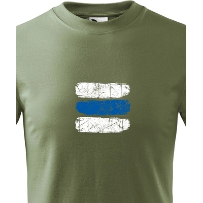 Canvas dětské tričko turistická značka modrá Military 69 2079