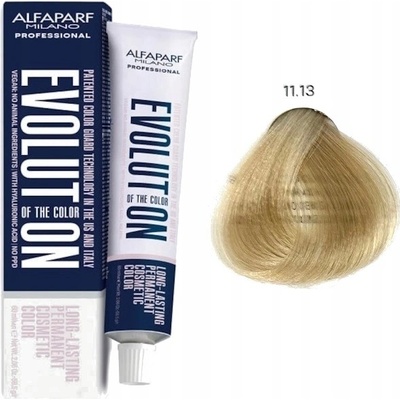 Alfaparf Milano Evolution Of The Color Permanent Coloring Cream 11.13 Ash Golden Platinum 60 ml