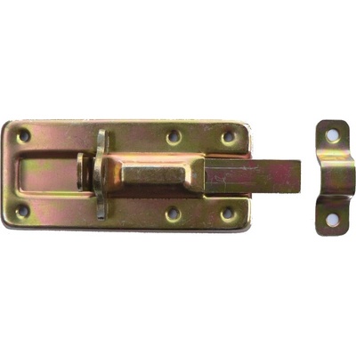 Rígeľ univerzálny L = 100 mm, žltý zinok