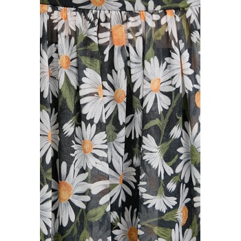 Weekend Max Mara Копринена пола Weekend Max Mara в черно дълга разкроена 2515101013600 (2515101013600)