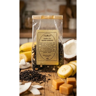 Golden Leaf Černý čaj s banánem a karamelem 50 g