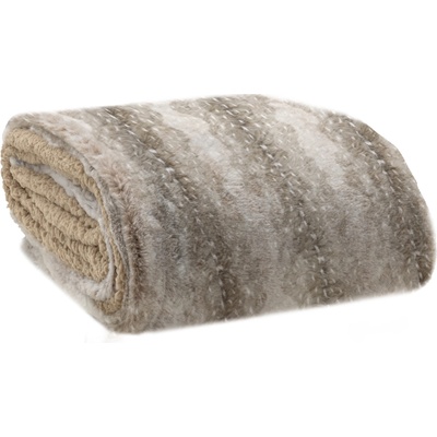 Amo la Casa Luxusní beránková deka Himalayan Home béžová 130x170