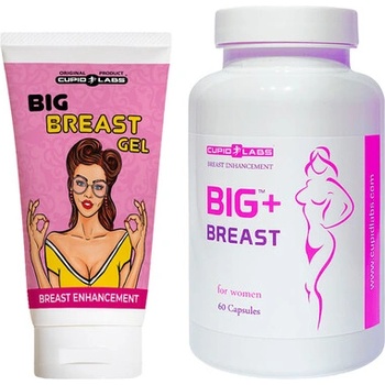Капсули за уголемяване на бюста Big Breast + Гел за уголемяване на бюста Big Breast Gel