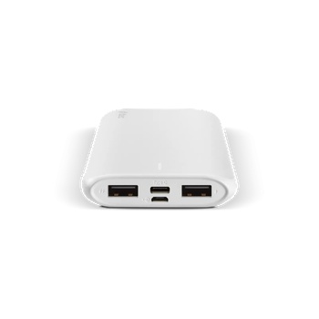Image 1 of Ttec Външна батерия PowerSlim Duo 10.000mAh Universal Mobile Charger - Бяла