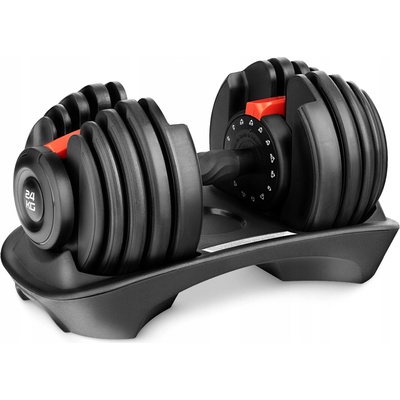 4FIZJO Železná nastaviteľná jednoručná činka 1 x 24 kg