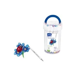 SpreeArt Маркери двувърхи Art Soft Brush 36 цвята