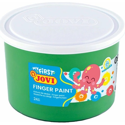 Jovi prstová farba v tégliku 500 ml zelená
