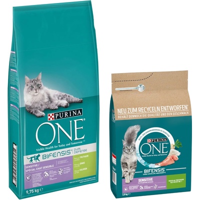 Purina ONE Bifensis Sensitive krůtí a rýže 9,75 kg