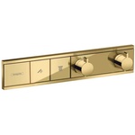 Hansgrohe RainSelect - Смесител за вграждане за 2 консуматора, злато 15380990 (15380990)