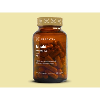 Herbavia.cz Enoki extrakt z hub 60 kapslí