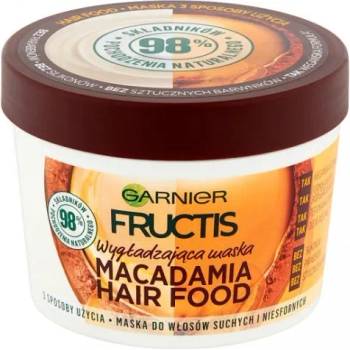 Garnier Fructis Изглаждаща маска с макадамия за непокорна коса 390мл