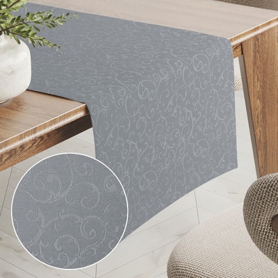 Biante Teflónový behúň TF-086 Ornamenty na sivom 20x120 cm