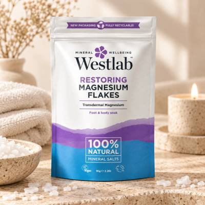 Westlab koupelová sůl Hořčíkové vločky 1 kg