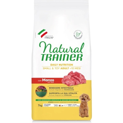 Natural Trainer Adult Small & Toy s hovädzím 2 x 7 kg