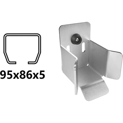 CAIS Spodný doraz pre C-profil 95x86x5 LAST M