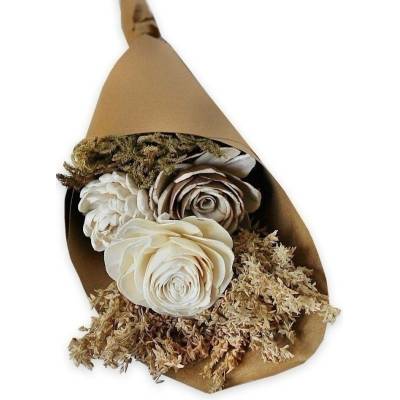 Kytice sola květy 45cm natural mix