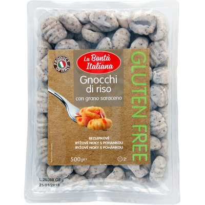 La Bontá Italiana Gnocchi rýžové s pohankou bez lepku 0,5 kg