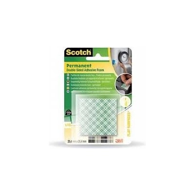 25.4 x 25.4 мм. Scotch 111 - Двойнозалепващи монтажни късчета / 1 /