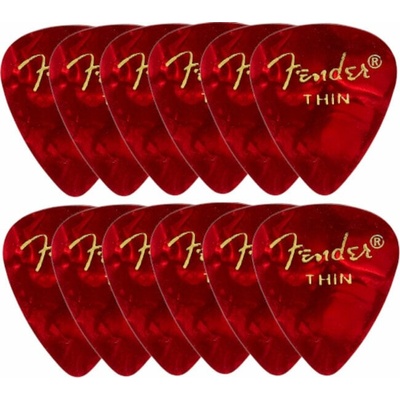 Fender Premium Celluloid 351 Shape Picks Thin Trsátko