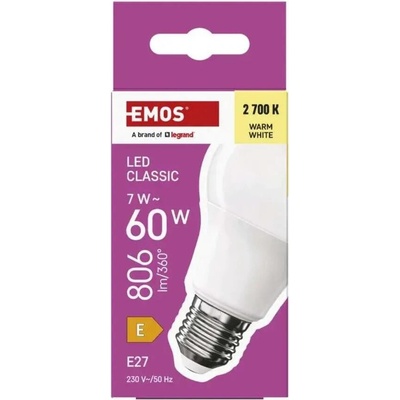 Emos LED žiarovka Classic Mini Globe / E14 / 4,2 W 40 W / 470 lm / Teplá biela
