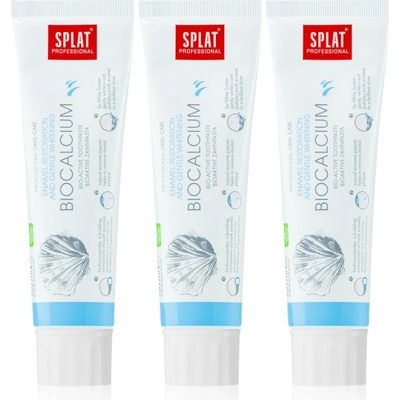 Splat Professional Biocalcium биоактивна паста за зъби за възстановяване на зъбния емайл и щадящо избелване