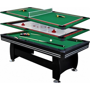 Tat Biliard Multigame 3 в 1 Trikala Green 7ft 214 x 117 x 81 см Маса за билярд