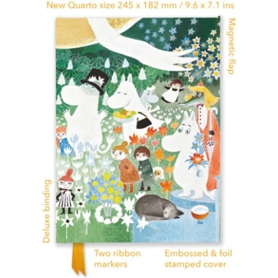 Flame Tree Publishing Moomin: Dangerous Journey (Foiled Quarto Journal) | Flame Tree Publishing