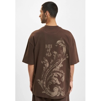 DEF Тениска DEF Flourish T-Shirt chocolate brown washed XXLUB-DFTS245-17341 - Тъмносив, размер S
