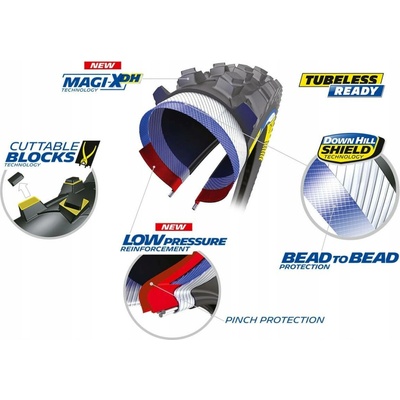 Michelin DH Mud 27.5, 27.5x2.40“, 61-584