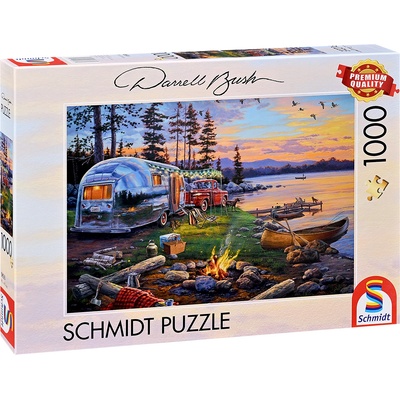 Schmidt Spiele Пъзел Schmidt от 1000 части - Рай до лагерния огън (58533)