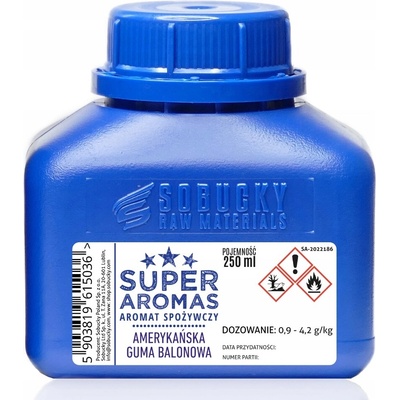 SUPER AROMAS Aróma Americká balónová guma 250
