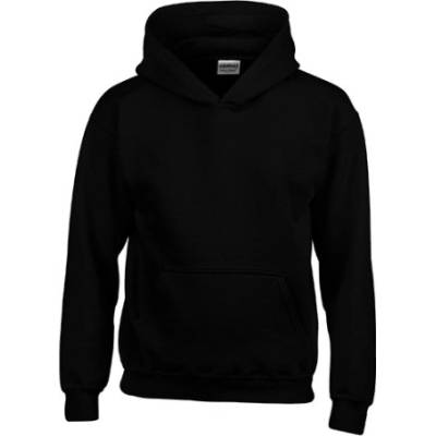 Gildan Detská mikina s kapucňou G18500K Black