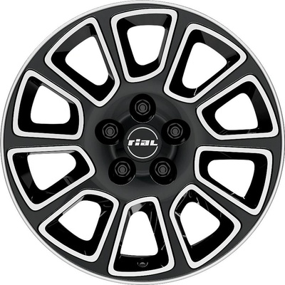 RIAL TRANSPORTER 2 7,5x18 5x120 ET60 black polished