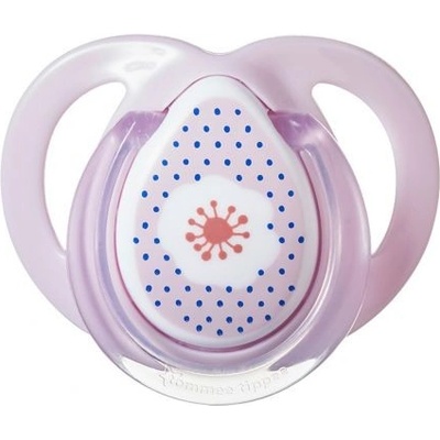 tommee tippee šidítko silikon moda růžová