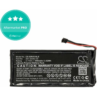 Batéria pre Garmin Varia TL, RTL510, Varia RTL501, 950mAh, Li-Pol, 3.7V, 361-00082-00, HQ